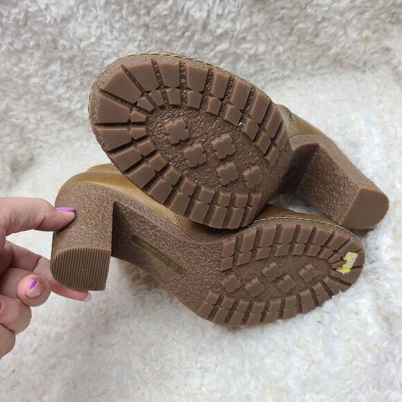 Timberland Women's Tillston Peep Toe Ankle Boots sz 7 - Picture 9 of 11